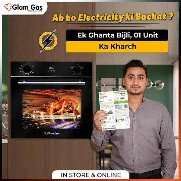 glam gas black forest gas+electric oven | glam gas oven | built in oven | gas+electric oven
