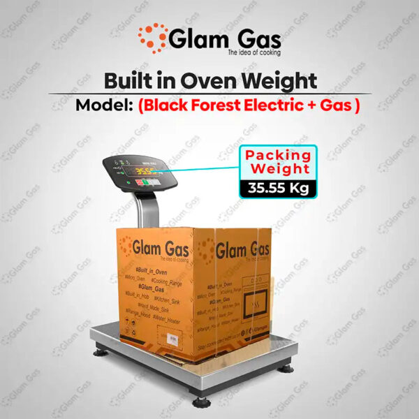 glam gas black forest gas+electric oven | glam gas oven | built in oven | gas+electric oven