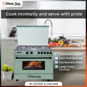 chef 34 green cooking range style & functionality