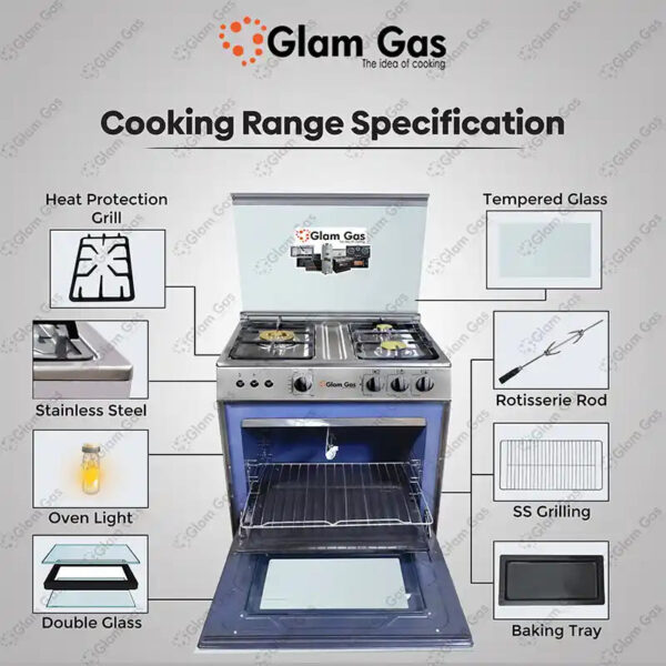 cooking range (gas) baker’s 27