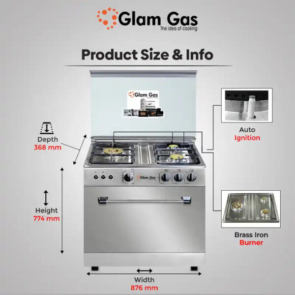 cooking range (gas) baker’s 27
