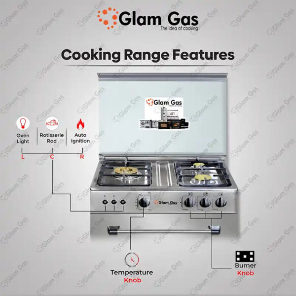cooking range (gas) baker’s 27