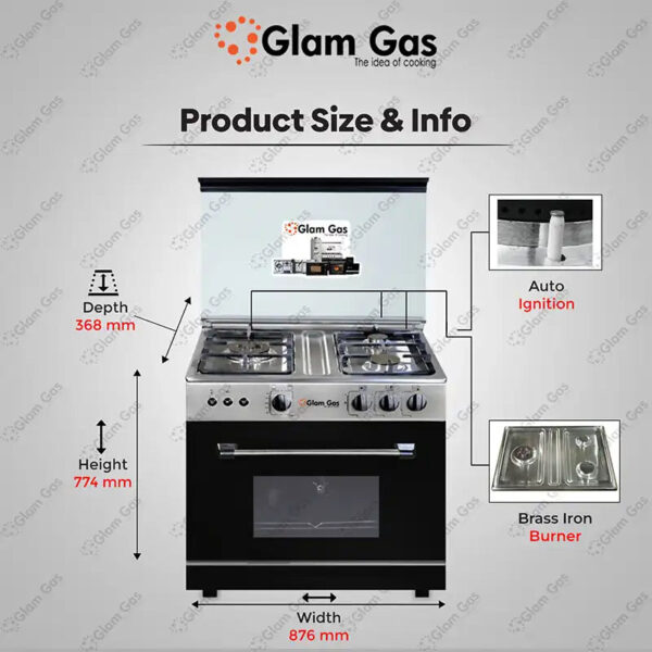 cooking range (gas) griller’s 27