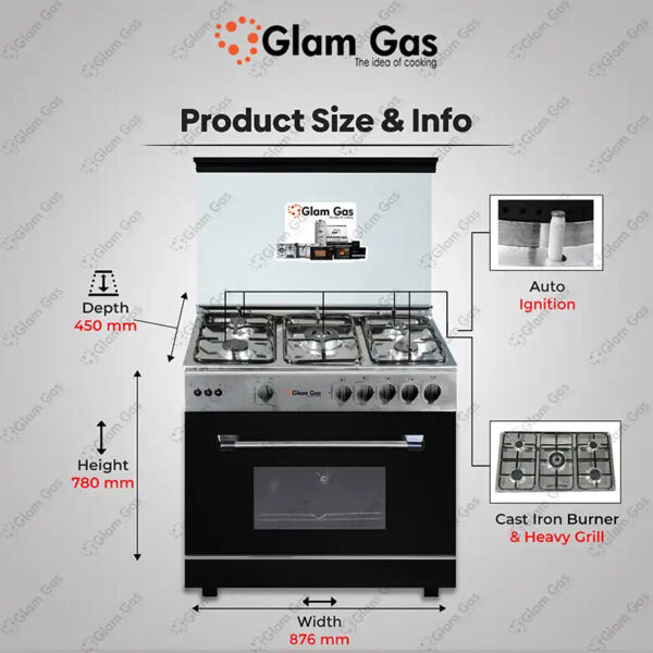 cooking range (gas) griller’s 34