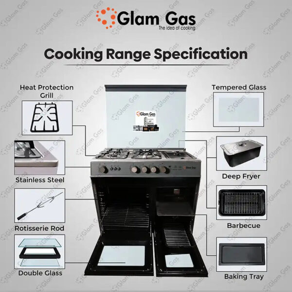 cooking range glamour 34 multifunctional kitchen appliance