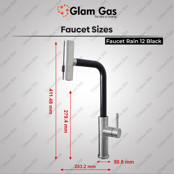 glam gas faucet rain 12 | nalka | tuti | nal | nalka