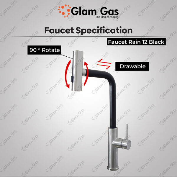 glam gas faucet rain 12 | nalka | tuti | nal | nalka