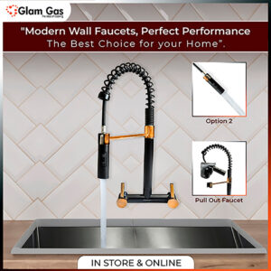 glam gas faucet wall 11 12 ring black | nalka | tuti | nal | nalka