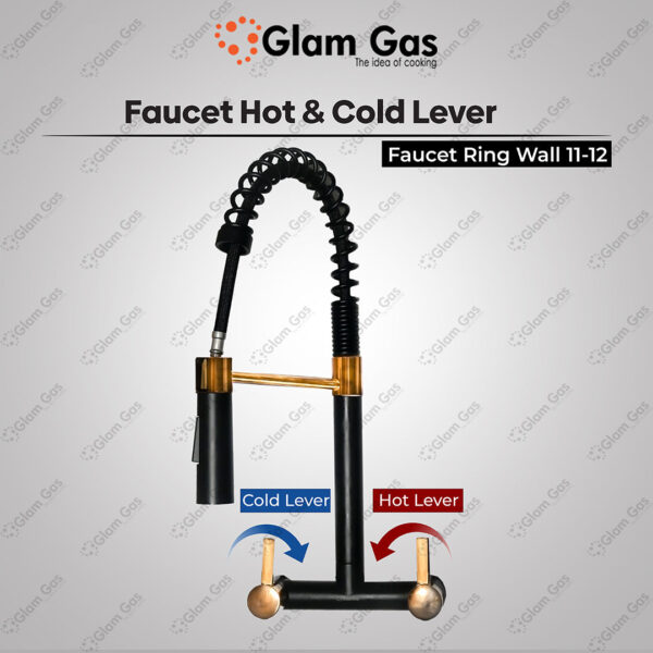glam gas faucet wall 11 12 ring black | nalka | tuti | nal | nalka