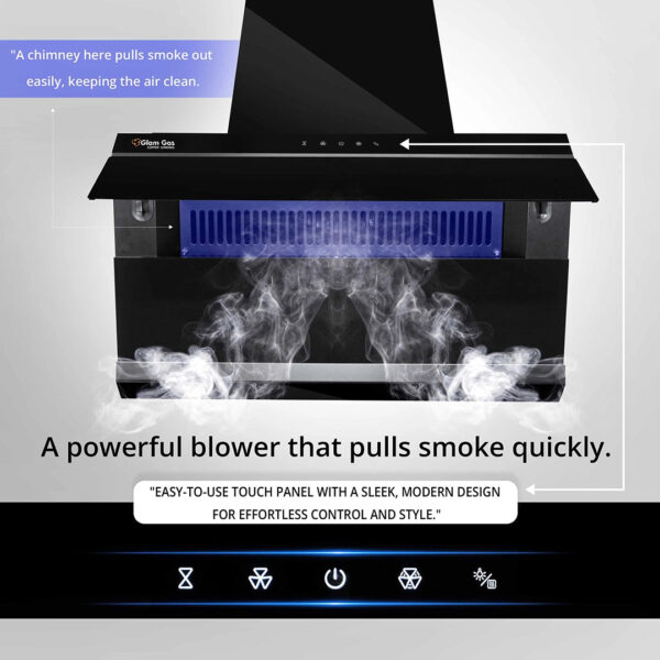 glam gas range hood | strom| kitchen hood | chimney