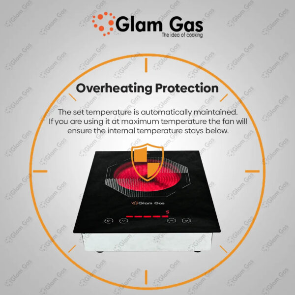glam gas | hot glow b120 | infrared ceramic cooker | hot plate | choolah