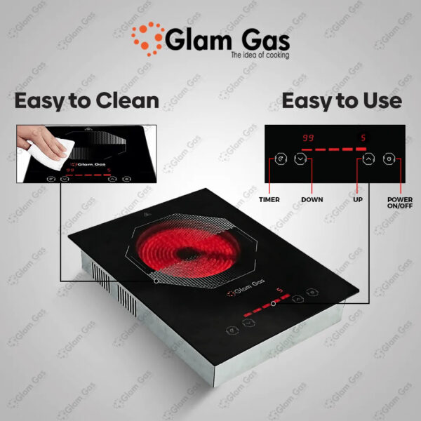 glam gas | hot glow b120 | infrared ceramic cooker | hot plate | choolah