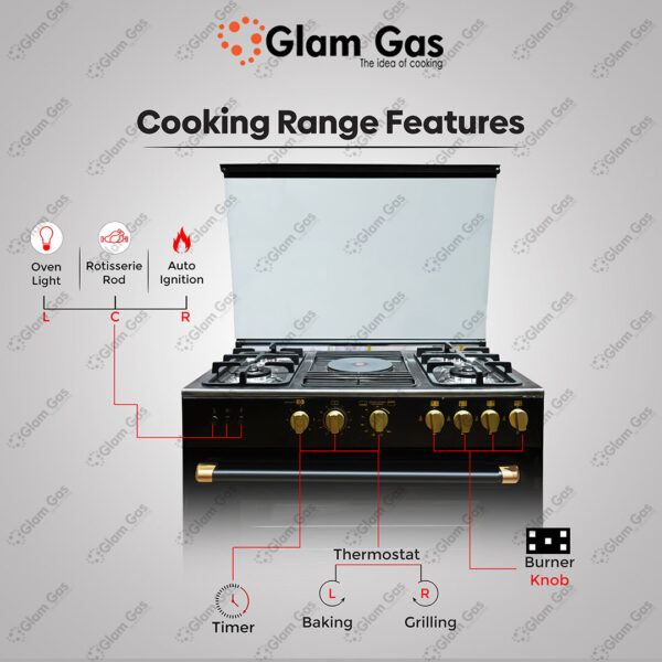 hybrid 34 cooking range