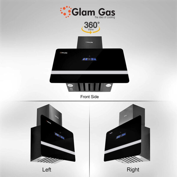 glam gas range hood | windy 12 | kitchen hood | chimney