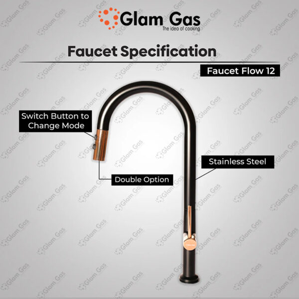glam gas faucet flow 12 | nalka | tuti | nal | nalka