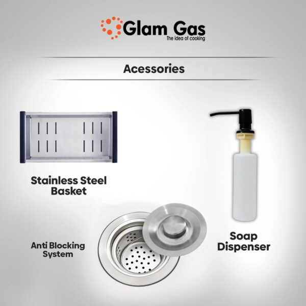 glam gas sink lifestyle 11 | stainless steel sink | kitchen sink | single kitchen bowl | kitchen basin