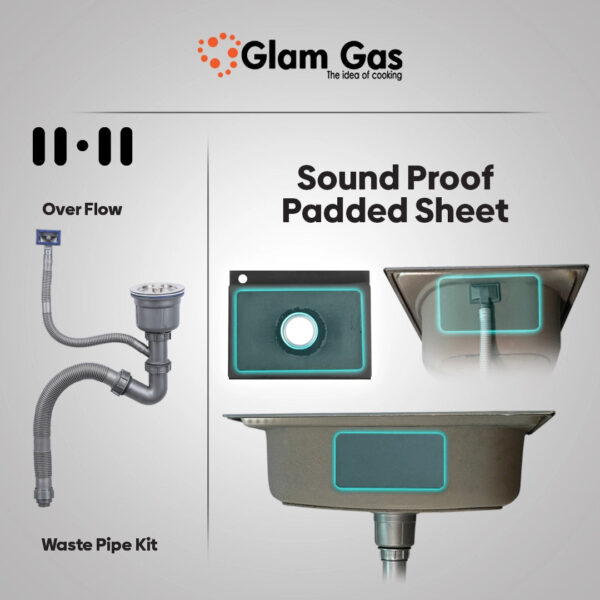 glam gas sink lifestyle 11 | stainless steel sink | kitchen sink | single kitchen bowl | kitchen basin