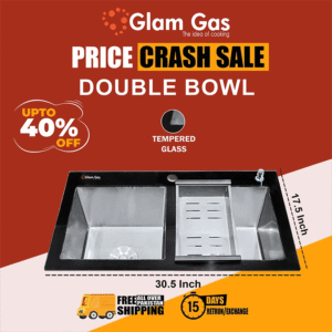 glam gas sink lifestyle 12 | stainless steel sink | kitchen sink | double kitchen bowl | kitchen basin