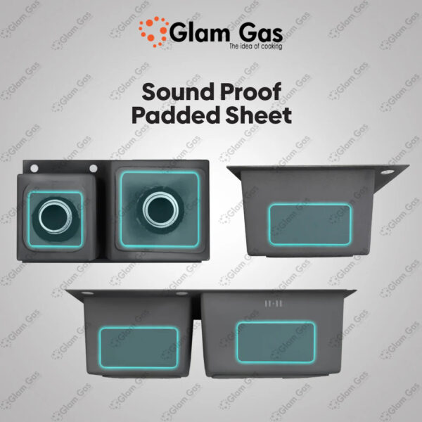glam gas sink lifestyle 57 texture | stainless steel sink | kitchen sink | double kitchen bowl | kitchen basin