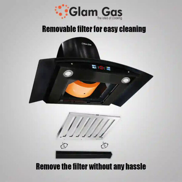 glam gas range hood | g 12 | kitchen hood | chimney