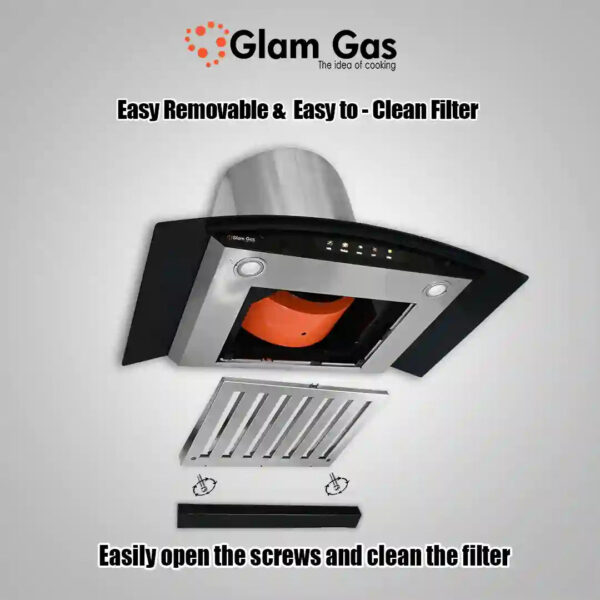 glam gas range hood | star | kitchen hood | chimney