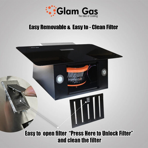 glam gas range hood | smoke up 12 | kitchen hood | chimney